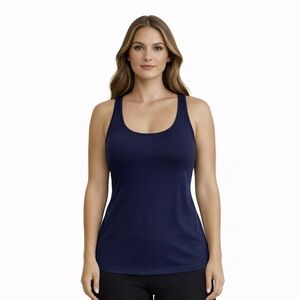 Maurices Blue Fitted Sleeveless Tank Top